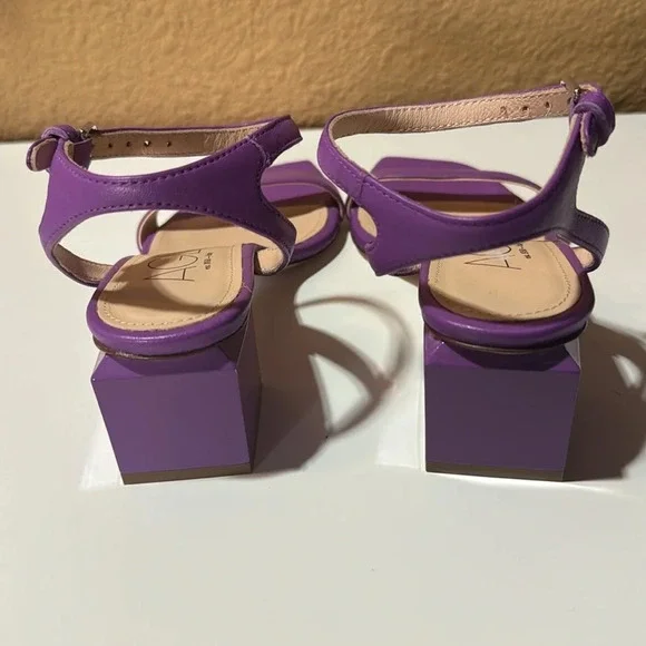 AGL Patent-Leather Sandals Purple. Size 36/6 - Picture 3 of 10